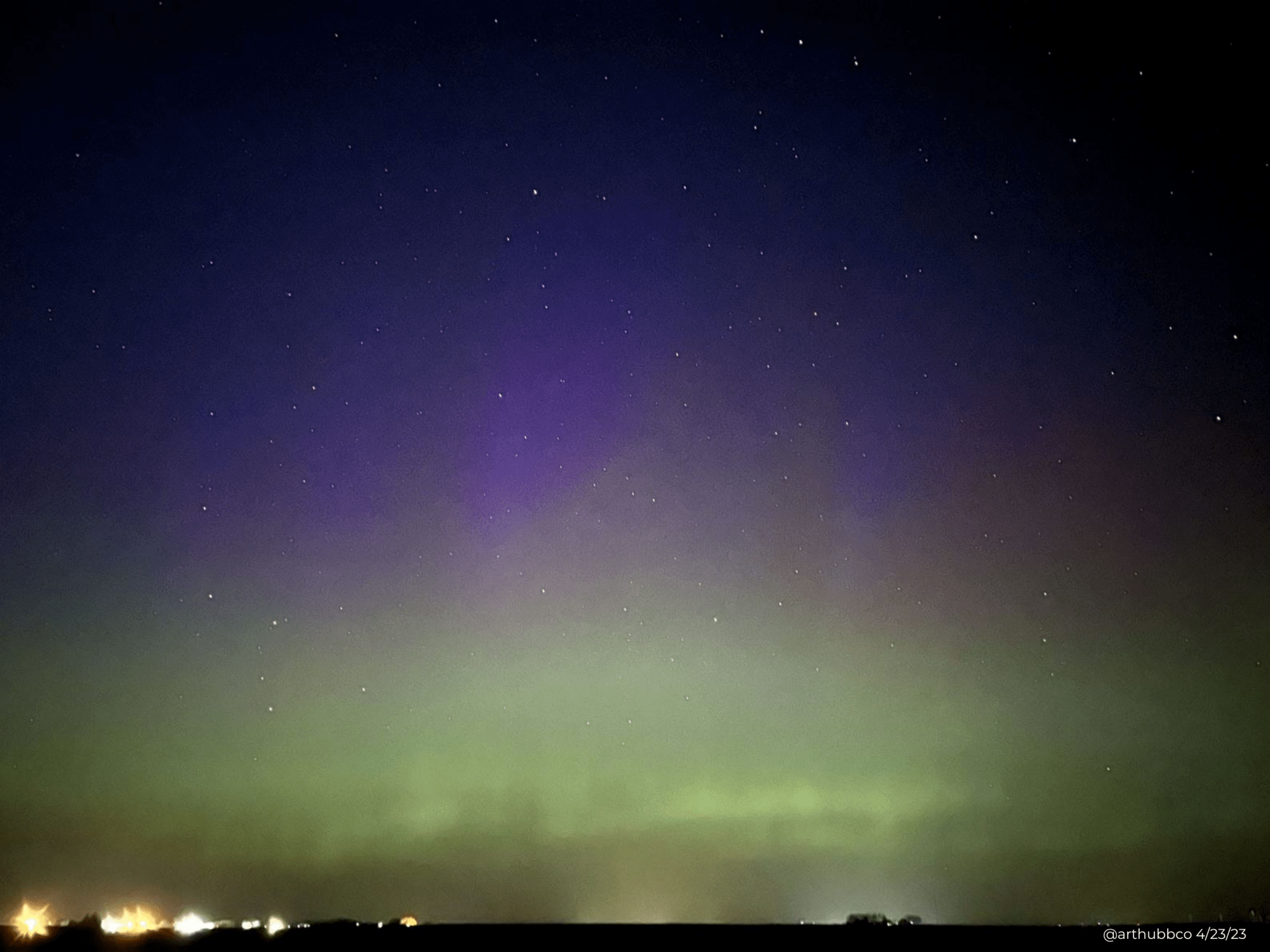 Northern Lights in Iowa